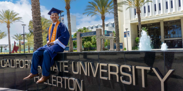 CSUF Graduation – David & Patricia